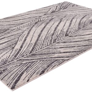 citak,indigo,palms,1220/050 ivory,grey,area rug,modern