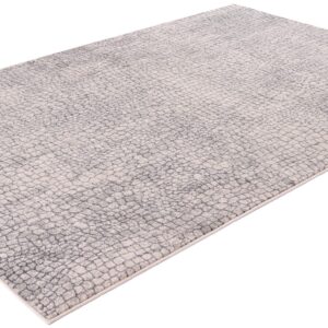 citak,indigo,snakeskin,1250/025 ivory,grey,area rug,modern