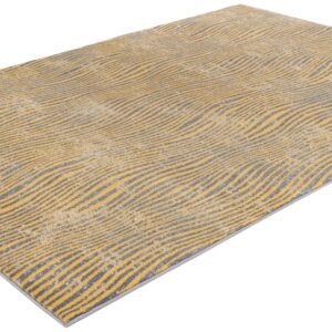 citak,spectrum,waves,yellow 1520/100,area rug,modern