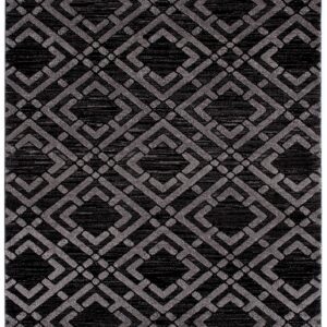 citak,vermont element,black,grey, 2940/075,area rug,geometric