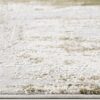 Beige and green textured area rug close-up