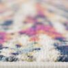 Colorful woven fabric texture close-up view
