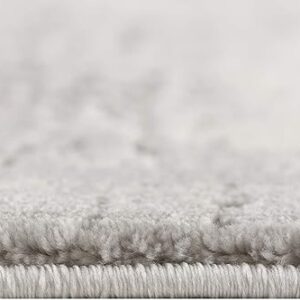 Close-up of soft gray carpet texture