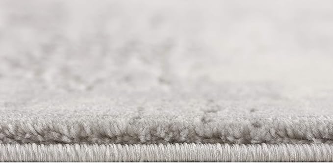 Close-up of soft gray carpet texture