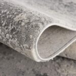 Close-up of textured gray carpet fabric