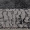 Close-up of gray textured carpet pattern
