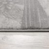 Gray carpet on light wood floor