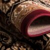 Close-up of a detailed Persian rug pattern.