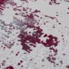 Abstract red and gray area rug texture
