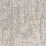 Abstract gray and beige textured rug design