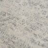 Gray carpet with subtle floral pattern