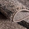 Close-up of textured carpet edge detail