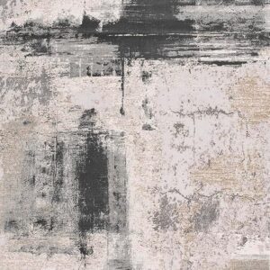 Abstract gray and black textured painting