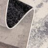Close-up of textured rolled carpet.
