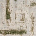 Abstract textured painting with earthy tones