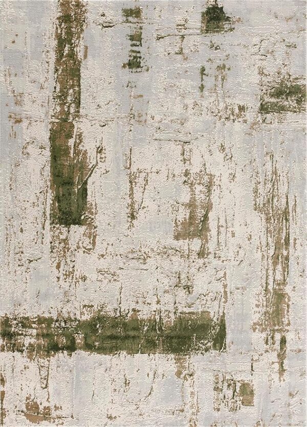 Abstract textured painting with earthy tones