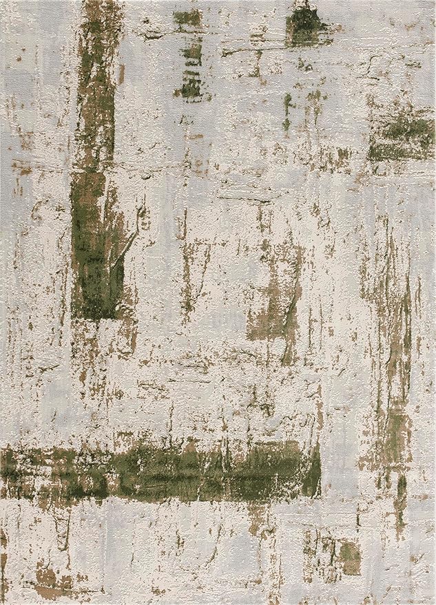 Abstract textured painting with earthy tones