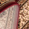 Ornate floral patterned area rug