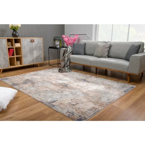 sunshine,koshani,allure,5452 beige,area rug,runner,contemporary