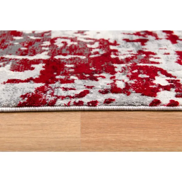 sunshine,koshani,allure,5452 red,area rug,contemporary