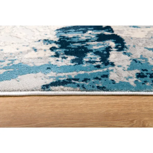 sunshine,koshani,allure,5456 blue,area rug,runner,contemporary