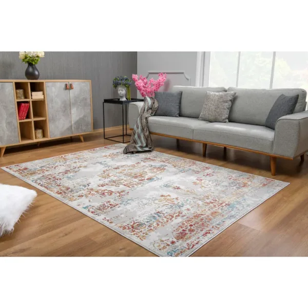 sunshine,koshani,allure,6348 multi,area rug,traditional,distressed