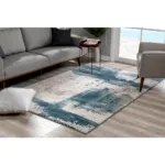 sunshine,koshani,arctic 6898 cream blue,area rug,runner,modern