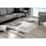 sunshine,koshani,arctic 6898 cream grey,area rug,runner,modern