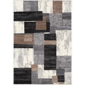 sunshine,koshani,comfort 4209 brown,area rug,geometric