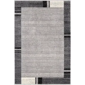 sunshine,koshani,comfort 4579 grey,area rug,runner,bordered