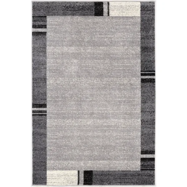 sunshine,koshani,comfort 4579 grey,area rug,runner,bordered