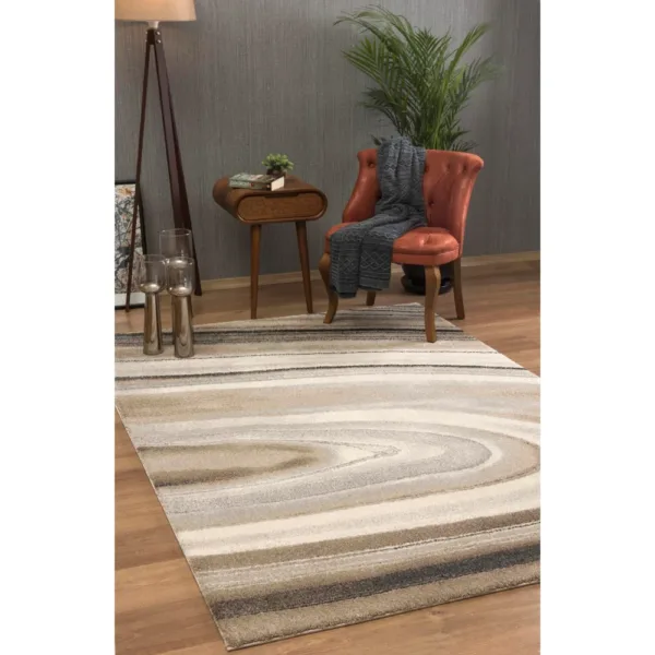 sunshine,koshani,illusion 1430 cream,area rug,modern