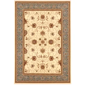 sunshine,koshani,jaipur 2117 cream blue,area rug,runner,traditional,floral