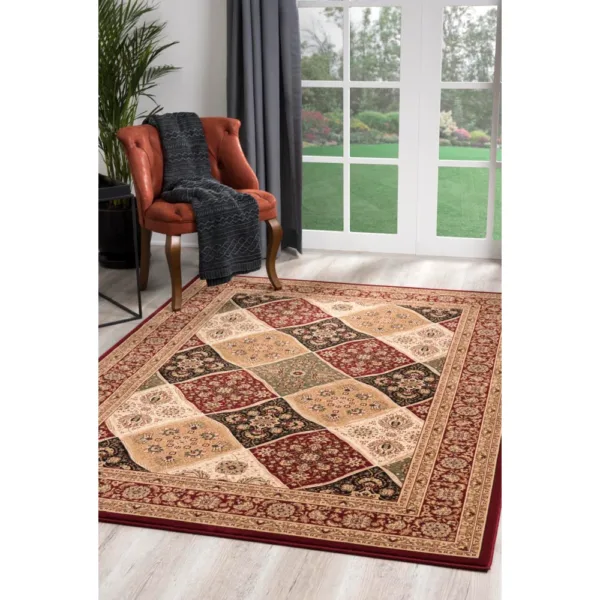 sunshine,koshani,jaipur 2195 red,area rug,runner,traditional,floral