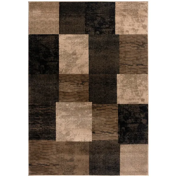 sunshine,koshani,vegas 1166 brown,area rug,runner,geometric