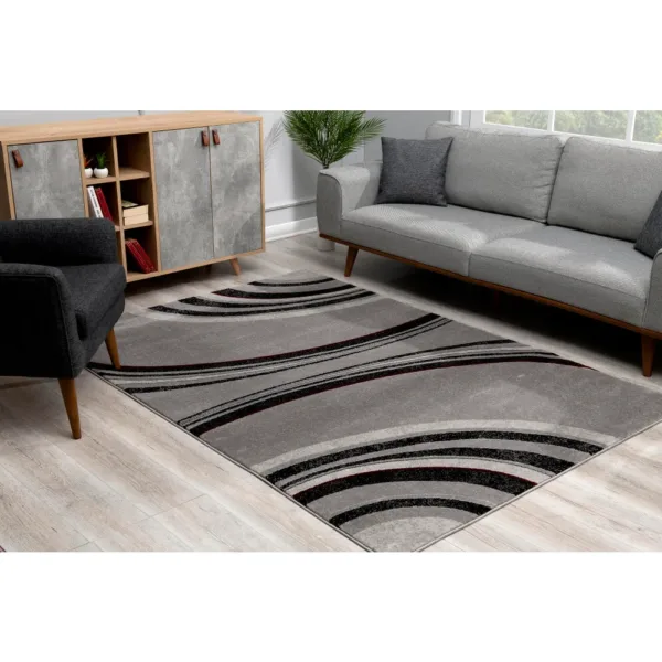 sunshine,koshani,vegas 1888 grey,area rug,runner,modern