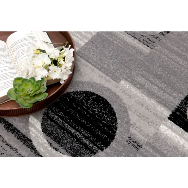 sunshine,koshani,vegas 7443 grey,area rug,runner,geometric