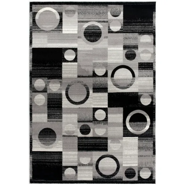 sunshine,koshani,vegas 7443 grey,area rug,runner,geometric