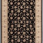 citak,palazzo,giardino, 9300/080 black,area rug,runner,traditional,floral