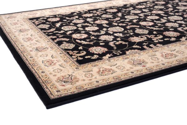 citak,palazzo,giardino, 9300/080 black,area rug,runner,traditional,floral