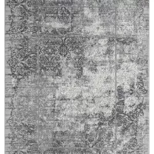 cosmos,alexis 2216 grey,area rug,runner,distressed,floral