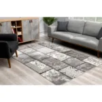 sunshine,koshani,vegas 7758 grey,area rug,runner,patchwork