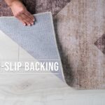 Rug with non-slip backing feature