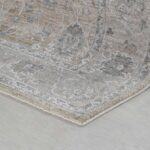 Close-up of intricate patterned rug on floor