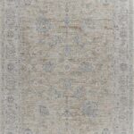Elegant Persian rug with intricate floral patterns.