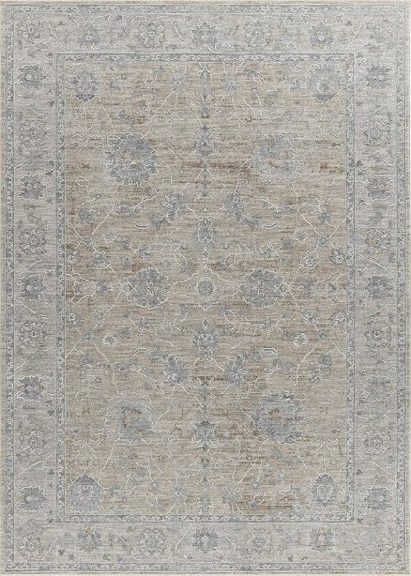Elegant Persian rug with intricate floral patterns.