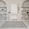sunshine,koshani,ella,turquoise,area rug,contemporary