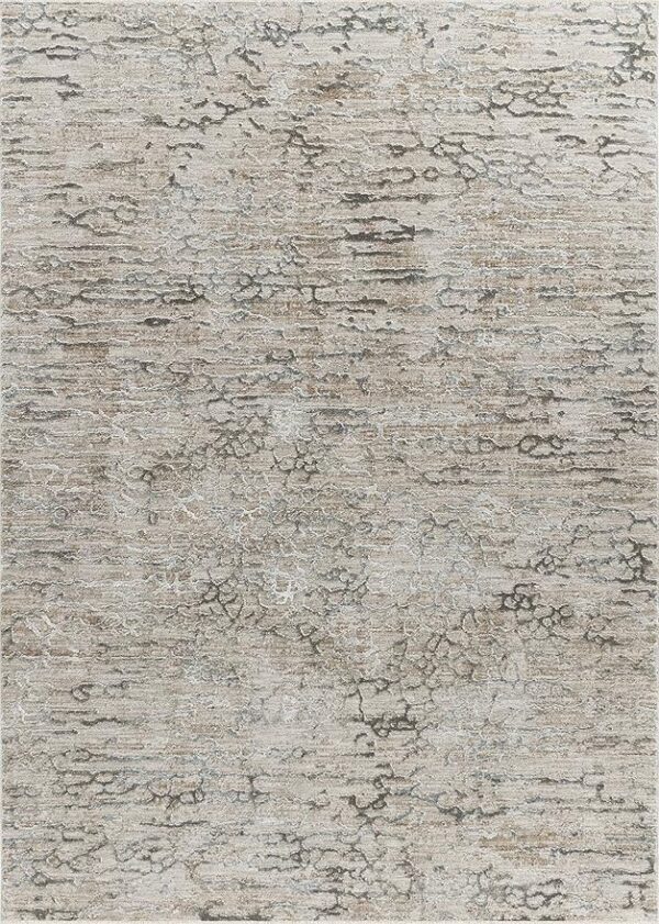 Abstract gray textured rug design