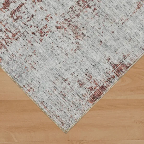 sunshine,koshani,sahara 4325 rust,area rug,machine washable