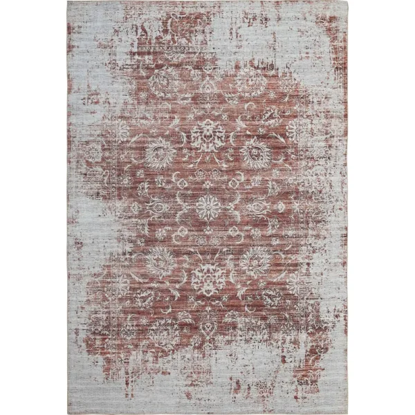 sunshine,koshani,sahara 4325 rust,area rug,machine washable